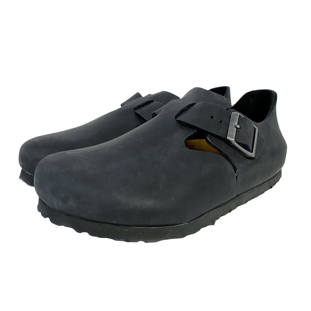 Birkenstock Size 37 Womens US 6- 6.5 London Black Clogs